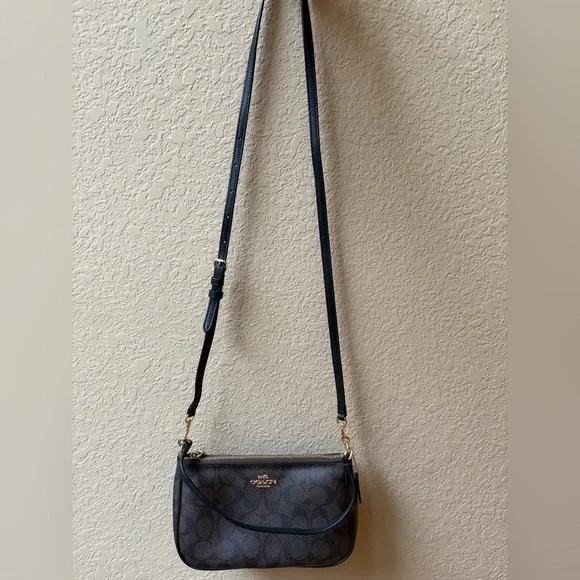 Coach Signature Crossbody bag Brown/Black - Picture 4 of 17